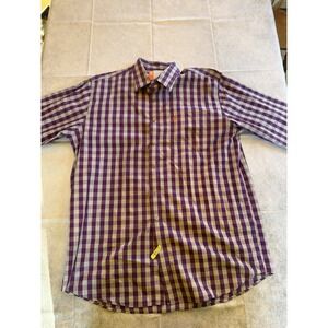 Clemson Tigers Oobe Shirt Men's Long Sleeve Purple & Gray IPTAY Size Large